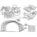 PRO linha de produção de chapa de arco ou projeto de telhado de arco